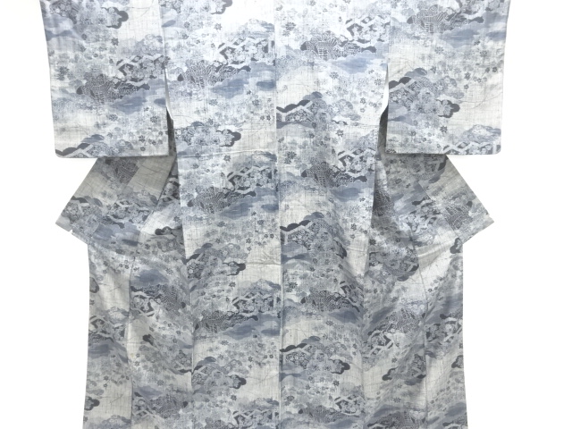 Japanese Kimono / Tsumugi Silk